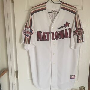 Jim Thome 2004 Houston All star game Philadelphia Phillies embroidered jersey